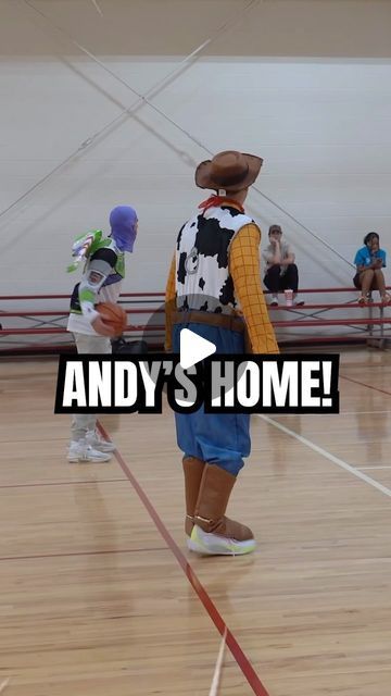 DaGuys on Instagram: "Who knew Woody, Buzz Lightyear, and the gang could get BUCKETS like that?! 😱   This was definitely one of our most favorite videos ever, dressing up as Toy Story characters and TROLLING everyone 🤣   Do we need to bring the Toy Story costumes back? 🤔  #reels #basketball #toystory #cosplay #troll #hoopersofinstagram" Toy Story Characters Costumes, Toy Story Halloween Costumes Diy, Buzz And Woody Costume, Toy Story Cosplay, Buzz Costume, Buzz Lightyear And Woody, Woody Costume, Toy Story Halloween, Toy Story Costumes