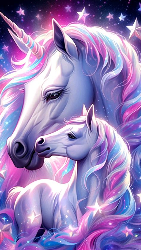 Horse Wallpapers, Unicorn Wallpaper Cute, Unicorn Artwork, Unicornios Wallpaper, Unicorn Images, Unicorn And Fairies, Kitten Drawing, Magical Horses, Unicorn Drawing