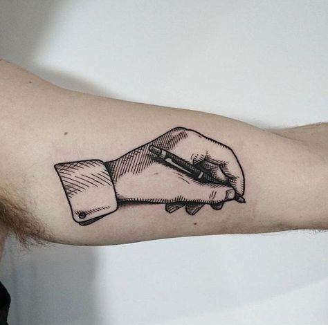 Hand Tattoo Men, Hand Tatto, Trending Tattoo, Pen Tattoo, Full Arm Tattoos, Omerta Tattoo, Skeleton Hand Tattoo, Tattoo Pen, Old School Tattoo Designs