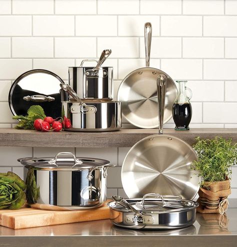 The 8 Best Cookware Sets of 2019 Cookware Set Best, Stainless Steel Cookware Set, New Kitchen Gadgets, Stainless Steel Pans, Cookware Set Stainless Steel, Copper Cookware, Pots And Pans Sets, Stainless Steel Cookware, Nonstick Cookware