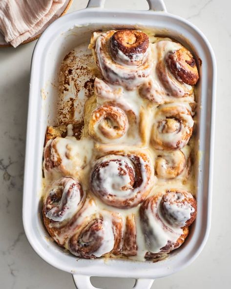 Copycat Cinnabon Recipe, Vanilla Bean Blog, Cinnabon Recipe, Best Cinnamon Roll Recipe, Overnight Cinnamon Rolls, Homemade Croissants, Best Cinnamon Rolls, Sweet Dough, Baking Blog