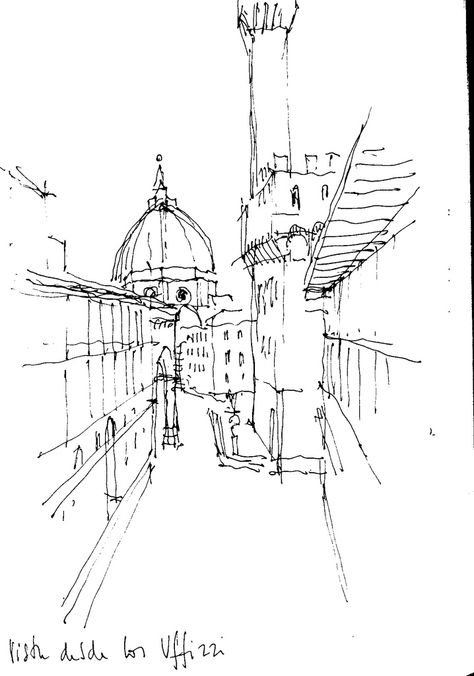 https://flic.kr/p/6szpSb | Florence | Quick sketch of the dome of Florence, drawn from the second floor of the Uffizi Sketchbook Goals, Location Drawing, Flip Books Art, Static Nails, Architecture Drawing Sketchbooks, City Sketch, Sketch Ink, Building Sketch, Architectural Sketches