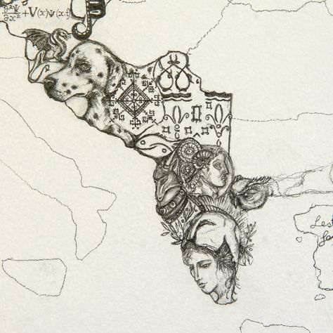 Balkan Peninsula Balkan Peninsula, World Map, Map, Humanoid Sketch, Tattoos