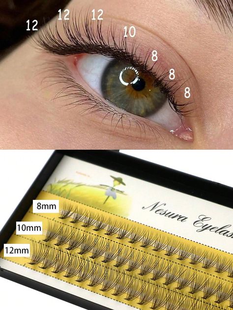 60 Cluster Individual Lash Clusters 10D 6~15mm Natural Look Individual False Eyelashes Wispy Long-Lasting Eyelash Extensions Suitable For Parties Lashes Natural Clusters     Chemical Fiber  Cluster Lashes   Beauty Tools, size features are:Bust: ,Length: ,Sleeve Length: Party Lashes, Cluster Eyelashes, Lash Clusters, Cluster Lashes, Lashes Natural, Breast Tape Lift, Individual Eyelashes, Lashes Beauty, Individual Lashes