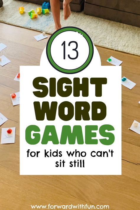 Fun Ways To Teach Kindergarten Sight Words, Sight Word Intervention First Grade, Sight Word Like Activities, Fun Way To Learn Sight Words, Interactive Sight Word Games, How To Teach Site Words Kindergarten, Sight Words Games For First Grade, Sight Word Games For Kindergarten Free, Games To Learn Sight Words