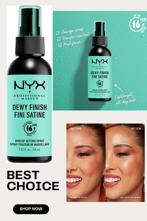 #NYXMakeup #SettingSpray #MakeupSetting #LongLastingFormula #DewyFinish #VeganBeauty #BeautyEssentials #MakeupLovers #Cosmetics #MakeupFix Nyx Fixing Spray, Nyx Setting Spray, Fixing Spray, Makeup Setting Spray, Nyx Professional Makeup, Fashion Toys, Setting Spray, Amazon Gifts, Diet And Nutrition