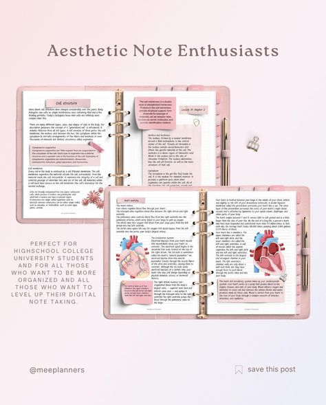 Now Available ✦ Realistic Digital Notebooks💗🥹 I poured my heart into these new notebook and I really hope you love them ✨ 📓Stay organized andTrack your progress with realistic 12 tabs digital notebook. Perfect for college students, professionals, or anyone seeking a versatile and convenient way to capture ideas. ✍🏻Personalize your digital workspace with 24 paper templates, including lined, grid, dot grid, Cornell notes, and more! Tailor your notebook to suit your unique style and preference... Aesthetic Productivity, Digital Workspace, Digital Notes, Cornell Notes, Grid Notebook, Digital Notebook, Grid Paper, Dot Grid, Digital Notebooks