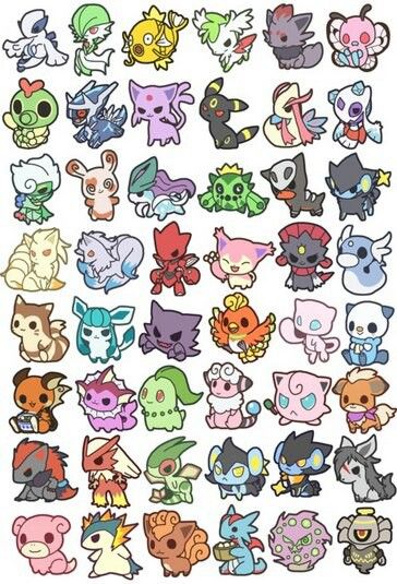 Adorable chibi Pokemon Types Of Pokemon, Blitz Tattoo, Rayquaza Pokemon, Marshmello Wallpapers, Dibujos Anime Chibi, Pokemon Tattoo, Pokemon Stickers, 강아지 그림, Cute Pokemon Wallpaper