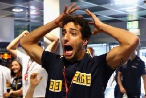 Daniel Ricciardo Funny, F1 Meme, Ricciardo F1, Aryton Senna, Ricky Bobby, Pierre Gasly, Formula Racing, The Future Is Now, Daniel Ricciardo