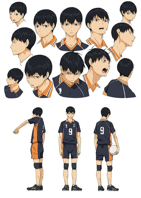 Baby Crows, Tobio Kageyama, Volleyball Anime, Haikyuu Kageyama, Haikyuu Karasuno, Kageyama Tobio, Haikyuu Characters, Sports Anime, Character Sheet