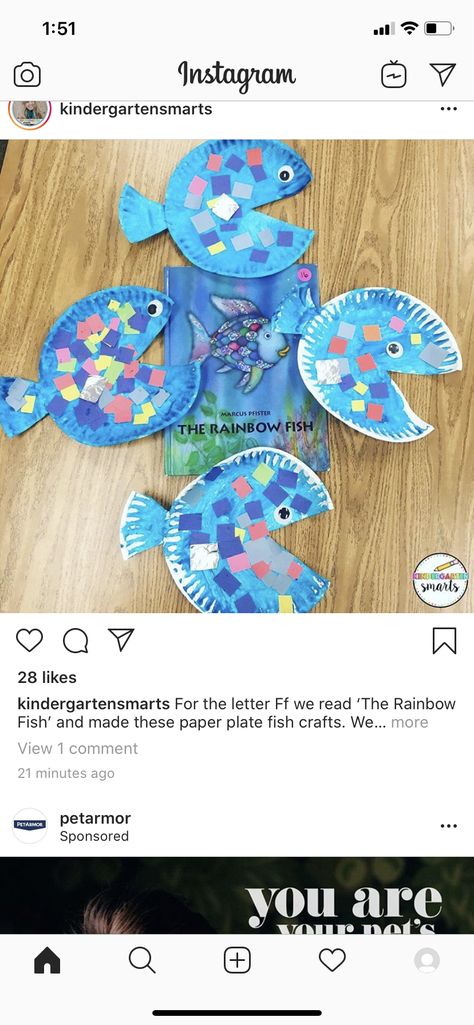 Paper Plate Rainbow Fish, Process Art Preschool, Paper Plate Fish, Art Preschool, Fish Crafts, Fish Plate, Rainbow Fish, Lesson Ideas, Process Art