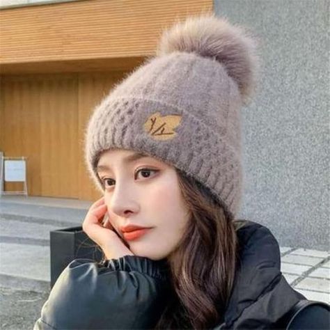 Tomorrow Fashion Winter Beanie for Women and Girls Cold Weather Cap- Cute Fashionable Knitted Wool Pom Pom Hat for Ladies buynow;- https://fup2.short.gy/yw2kaA #WinterFashion #CozyStyle #BeanieLook #WinterOutfit #FashionInspo #CasualStyle #Stylish #WarmAndCozy #WinterVibes Pom Pom Hats Women, Cap Girl, Hats Women, Winter Cap, Winter Beanie, Fashion Winter, Pom Pom Hat, Cozy Fashion, Instagram Fashion