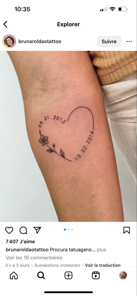 Small Tattoos Parents, Mum And Sons Tattoo, Grand Parents Tattoo Ideas, Tattoos For Grandmas, Parent Tattoos For Daughters, Tattoo For Mum, Tattoos For Parents Meaningful, Ladies Tattoos, Motherhood Tattoos