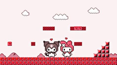 Mymelody And Kuromi, Kuromi Header, Kare Kare, Laptop Wallpaper, Animal Crossing, Hello Kitty, Snoopy, Anime, Fictional Characters