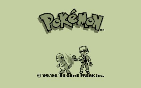 #retro games, #pixel art, #GameBoy, #Pokémon, wallpaper Pokemon Game Boy, Nostalgia Wallpaper, Gameboy Pokemon, Video Game Backgrounds, Gen 1 Pokemon, Pokemon Video Games, 151 Pokemon, Pokemon Red Blue, Pokemon Pocket