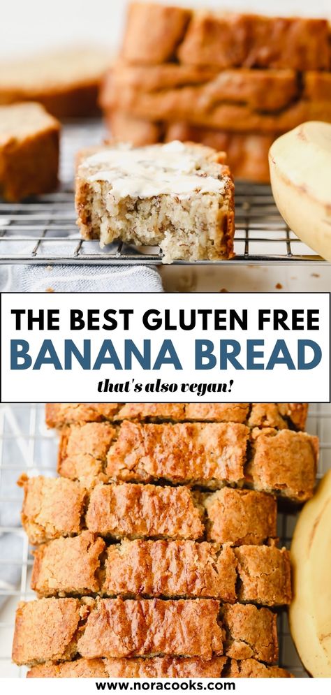 Vegan Gluten Free Banana Bread, Fluffy Gluten Free Pancakes, Homemade Crackers Recipe, Vegan Banana Bread Recipe, Dairy Free Pasta, Flours Banana Bread, Grain Free Desserts, Gluten Free Banana Bread, Chocolate Chip Banana