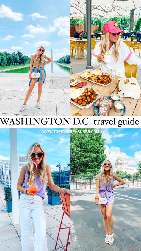 WASHINGTON D.C. SUMMER TRAVEL GUIDE - Torey's Treasures Washington Dc Summer, Washington Dc Vacation, Dc Vacation, Visit Dc, Visiting Washington Dc, Jefferson Memorial, Washington Dc Travel, Arlington National Cemetery, Weekend Itinerary