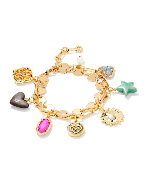 Modern Charm Bracelet, Gold Bohemian Charm Bracelet, Multi Charm Necklace, Outfits Fall 2022, Fidget Jewelry, Charm Bracelets For Girls, Gold Ear Jacket, Yellow Gold Drop Earrings, Wishlist 2022