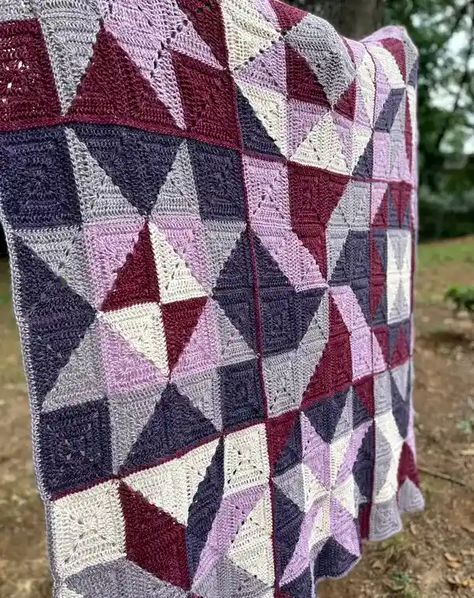 Patchwork Crochet Blanket, Crochet Patchwork Blanket, Crochet Quilt Pattern, Patchwork Crochet, Patchwork Blanket, Crochet Blanket Pattern, Crochet Blanket Afghan, Unique Blankets, Sampler Quilts