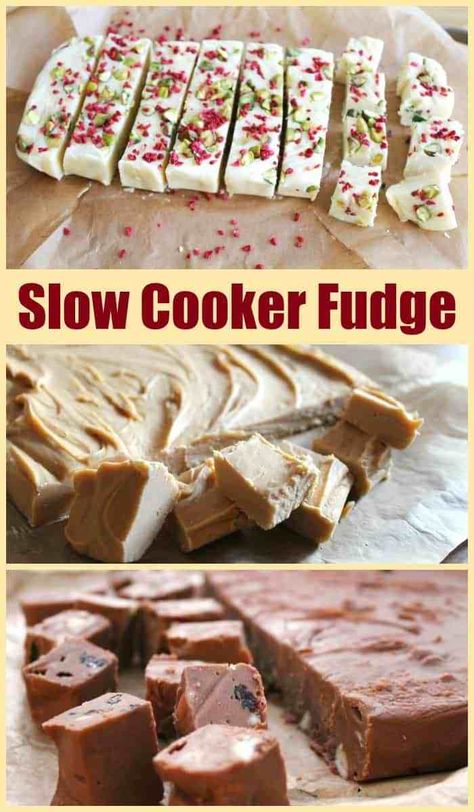 Homemade Christmas Chocolate Gifts, Recipes With Lots Of Milk, Crockpot Fudge Recipes, Slow Cooker Fudge Recipes, Slow Cooker Snacks, Best Bake Sale Recipes, Recipes That Use A Lot Of Milk, Making Fudge, Crockpot Candy Recipes