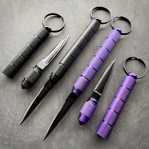 Kubotan Knife w/ Key Ring Knives Hunting, Pocket Knives, Hunting Knife, Tactical Gear, Self Defense, Binoculars, Swords, Key Rings, Key Ring