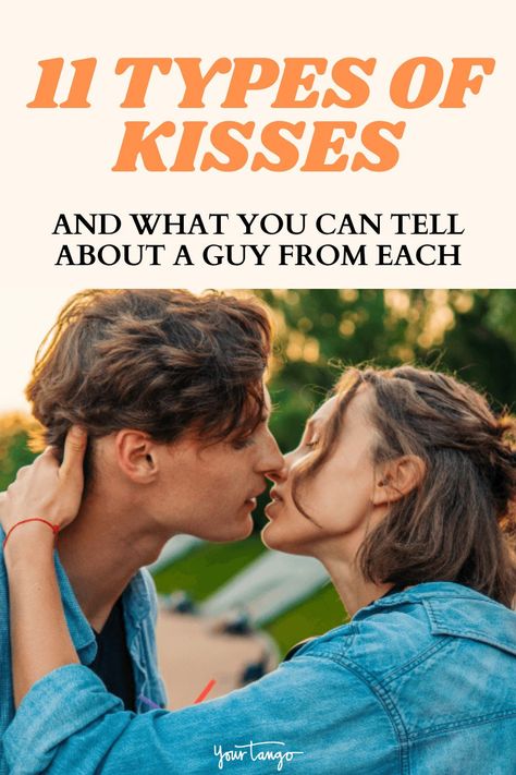 How To Tell He Loves You By His Kiss: 11 Types Of Kisses | YourTango #relationship Kiss Meaning, Boyfriend Kissing, Types Of Kisses, Good Kisser, Forehead Kisses, Best Kisses, Men Kissing, Relationship Help, Love Kiss