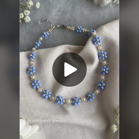 Bold Flowers, Cozy Outfits, Sweet Floral, Floral Necklace, Cozy Outfit, Silver Accents, Twitter Card, Sky Blue, Twitter Image