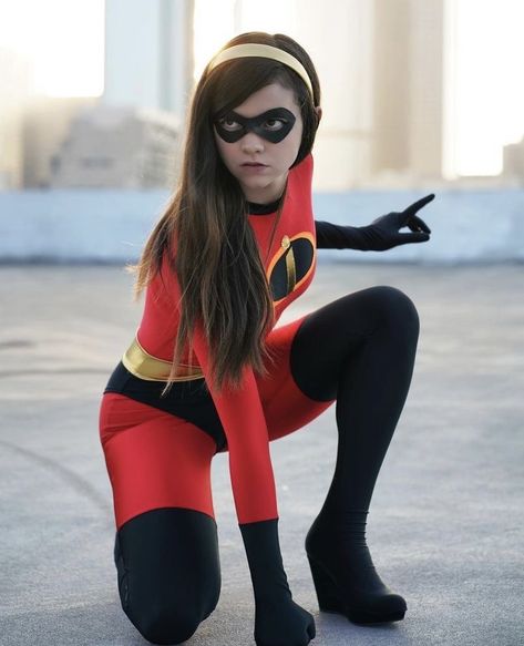 Incredibles Cosplay, Violet Parr, Creative Costumes, Cool Halloween Costumes, Tights Outfit, Abayas Fashion, Womens Bodysuit, Catsuit, Nice Tops