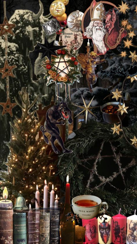 #krampus #darkchristmas Dark Christmas Aesthetic Wallpaper, Christmas Lockscreen, Dark Christmas, Christmas Aesthetic Wallpaper, Christmas Aesthetic, Phone Backgrounds, Dark Aesthetic, Your Aesthetic, Connect With People