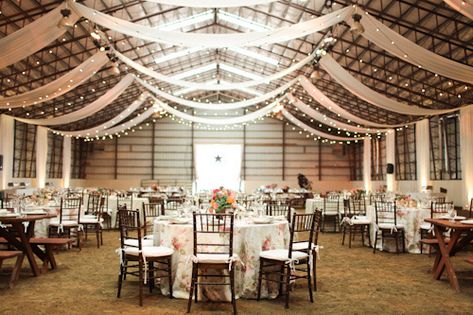 Ceiling and Festival Light Drape Pink Monkey Solutions | Vail, Colorado | Denver, Colorado Reception Ceiling, Shed Wedding, Barn Wedding Reception, Country Barn Weddings, Metal Barn, Colorado Wedding Venues, Country Barn, Rustic Barn Wedding, Ceiling Decor