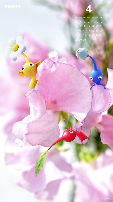 Pikmin Bloom Wallpaper, Pikmin Christmas, Pikmin Wallpaper, Pikmin Art, Pikmin 4, Wallpaper Mobile, 4 Wallpaper, Calendar Wallpaper, 2024 Calendar