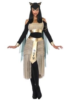 Women's Egyptian Goddess Bastet Costume Bastet Costume, Cleopatra Fancy Dress, Egyptian Goddess Costume, Egyptian Goddess Bastet, Bastet Goddess, Goddess Bastet, Pharaoh Costume, Greek Goddess Costume, Costume For Women