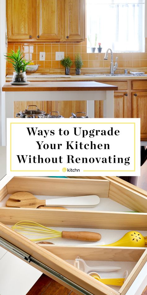 Home Renovation On A Budget, Easy Kitchen Updates, Kitchen Renovation Diy Ideas, Kitchen Updates, Budget Kitchen Remodel, Easy Diys, Kitchen Diy Makeover, Diy Kitchen Renovation, Budget Kitchen