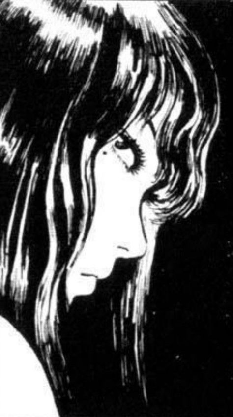 Tomie Manga Panels, Pfp Junji Ito, Junji Ito Manga Panels, Junji Ito Icons, Anime Pfp Manga, Tomie Manga, Junji Ito Collection, Ito Junji, Japanese Horror