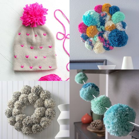 Learn how to use a pom pom maker with this tutorial! Get easy steps to create colorful and fluffy pom poms of all shapes and sizes for your DIY projects and decorations. Make Pom Poms With Yarn, Diy Pompoms, Diy Yarn Pom Pom, Fluffy Pom Poms, Clover Pom Pom Maker, Yarn Pom Poms, How To Make A Pom Pom, Pom Pom Maker, Yarn Pom Pom