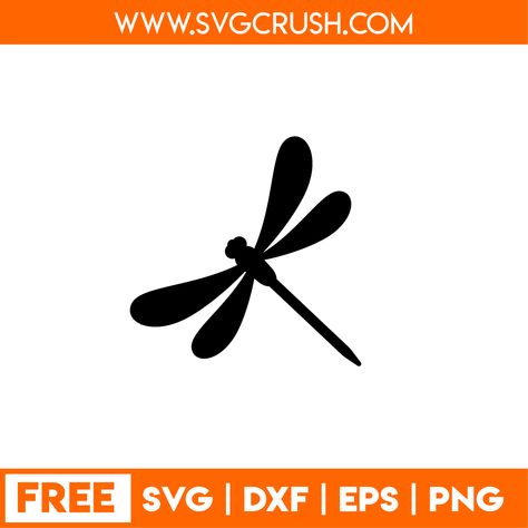 Dragonfly Silhouette Tattoo, Free Dragonfly Svg Files For Cricut, Dragonfly Svg Free Cricut, Dragonfly Svg Free, Svg Dragonfly, Cricut Fabric, Dragonfly Vector, Flowers Cricut, Dragonfly Svg