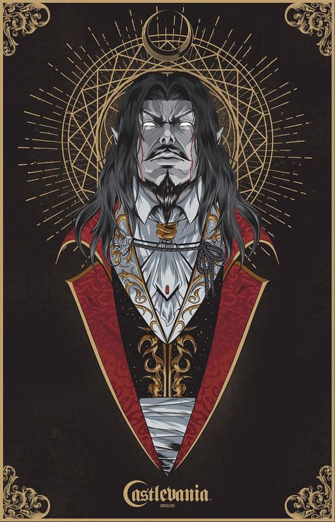 Castlevania - Symphony of the night posters on Behance Castlevania Dracula, Dracula Art, Castlevania Lord Of Shadow, Alucard Castlevania, Castlevania Wallpaper, Gambar Lanskap, Castlevania Anime, Film Anime, Vampire Art