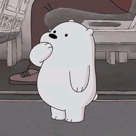 Ice Bear We Bare Bears, Winged Creatures, We Bare Bears Wallpapers, Ice Bears, Animal Funny, Cute Panda Wallpaper, We Bear, Popular Songs, Cartoon Wallpaper Iphone