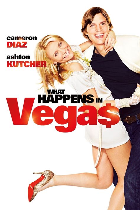 A couple who get married and win a casino jackpot prize during a drunken night in Las Vegas, but their simple plan to get a quick divorce and divide the money is complicated by the divorce court judge's ruling. Directed by: Tom Vaughan Starring: Cameron Diaz, Ashton Kutcher, Lake Bell, Rob Corddry, Dennis Farina, Treat Williams, Jason Sudeikis, Michelle Krusiec, Zach Galifianakis, Queen Latifah, Deirdre O'Connell, Dennis Miller Music by: Christophe Beck Release date: April 22, 2008 Cameron Diaz Movies, What Happens In Vegas, Penn Station, Meet Guys, Ashton Kutcher, Bridget Jones, Men Kissing, Cameron Diaz, Career Woman