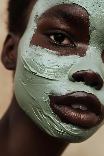 Clay Mask, Clay Masks, African Beauty, Premium Photo, Mask, Stock Photos, Beauty