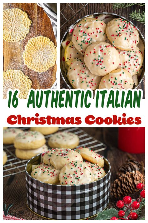 Italian Fig Christmas Cookies, Italian Cream Cheese Cookies, Italian Cream Cookies, Italian Chocolate Chip Cookies, Classic Italian Cookies, Italian Christmas Food Ideas, Authentic Italian Cookies, Easy Italian Christmas Cookies, Italian Orange Cookies