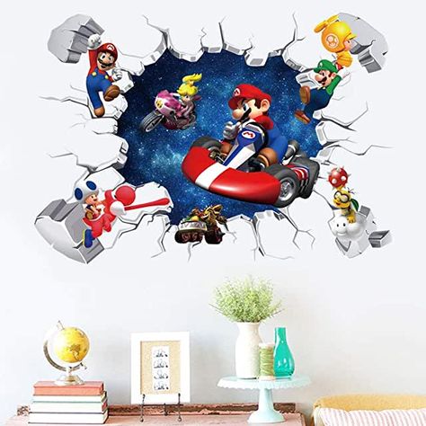 Amazon.com: mario magnets: Toys & Games Cartoon Bedroom, Super Mario Bros Games, Mario Game, Magnet Toys, Bedroom Background, Apartment Living Room Design, Mario Games, Video Games For Kids, Background Decoration