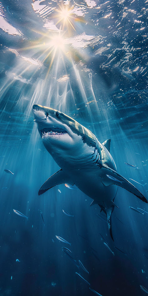 Shark Screensaver Wallpapers, Shark Photos Aesthetic, Great White Shark Wallpaper, Shark Background Pc, Underwater Shark Photography, Sharks Underwater Photography, Ocean Photography Underwater Animals, Shark Photos, Whale Painting