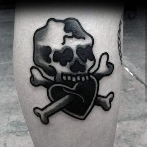 Skull Crossbones Tattoo, Skull And Crossbones Tattoo, Crossbones Tattoo, Bone Tattoos, Muster Tattoos, Hawaiian Tattoo, Skull Crossbones, Free Tattoo, Pattern Tattoo