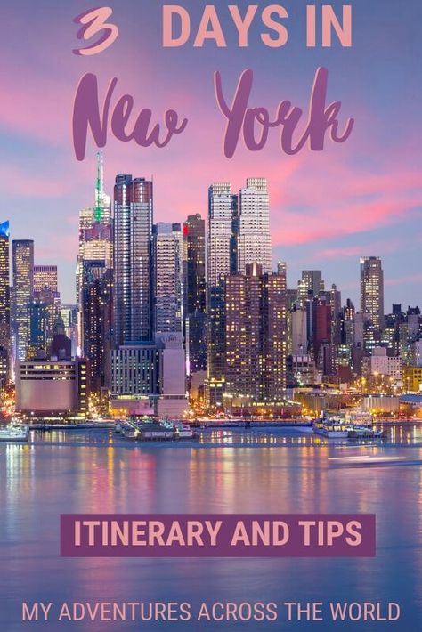 Things To In New York, New York Things To Do In, April In New York City, Nyc In 3 Days, 3 Day City Trip Packing, New York Three Day Itinerary, Trips To New York City, New York Couples Trip, Long Weekend In New York City