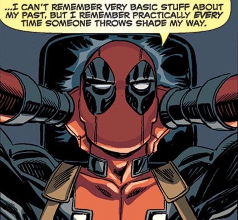 #Deadpool #WadeWilson // me asf Deadpool Panels, Deadpool Comic Panel, Look Alive Sunshine, Deadpool Pictures, Summer Child, Deadpool Funny, Deadpool Art, Deadpool And Spiderman, Deadpool Comic