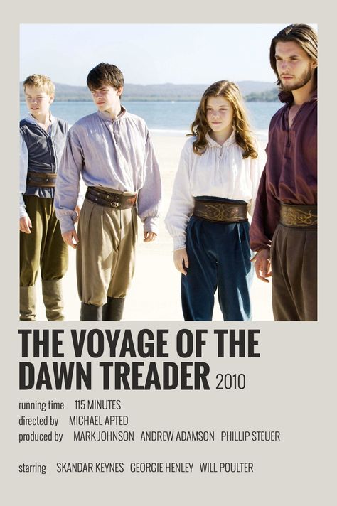 made by @majaaplb Voyage Of The Dawn Treader, The Dawn Treader, Narnia Movies, Dawn Treader, Indie Movie Posters, Old Posters, Film Polaroid, Grafika Vintage, Narnia 3