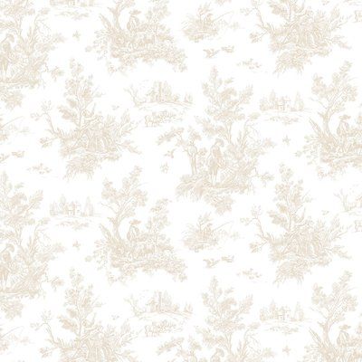 ABMC Westport 32.7' x 20.5" Irish Countryside Toile Roll Wallpaper Color: Satin Wallpaper, Brick Wallpaper Roll, Toile Wallpaper, Irish Countryside, 4 Wallpaper, Embossed Wallpaper, Dimension 20, Trellis Design, Vinyl Rolls