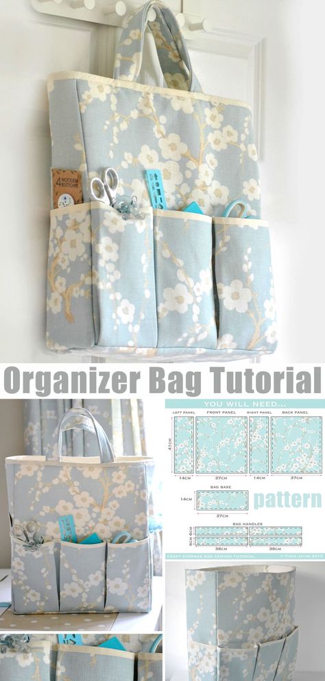 Fabric Art Diy, Diy Sewing Gifts, Sac Diy, Fabric Sewing Patterns, Free Sewing Patterns, Patterns Fabric, Diy Bags Patterns, Sew Ins, Tote Bags Sewing