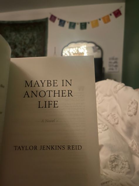 Room decor, book, taylor jenkins reid, booktok, Maybe In Another Life Maybe In Another Life Taylor Jenkins, Maybe In Another Life Aesthetic, Maybe In Another Universe, Your Name Quotes, Taylor Jenkins Reid, May Quotes, Love Book Quotes, Thought Daughter, Life Vibes